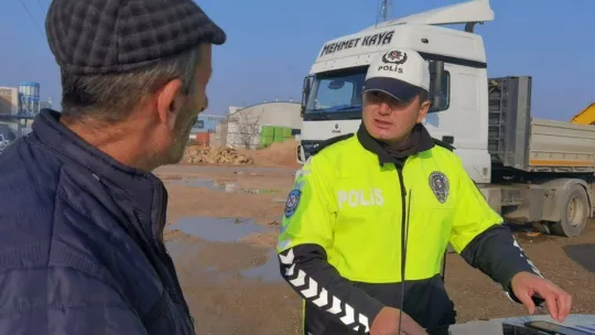 Kış lastiğinde kurallara uymayan sürücülere ceza