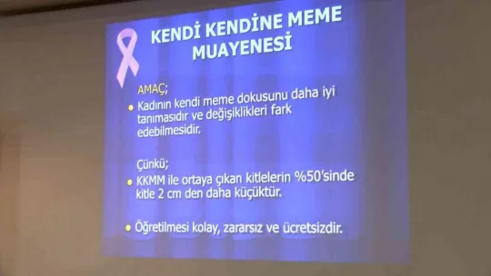 Kızılay'dan Maltepe'de 'Meme Kanseri Farkındalık ve Bilgilendirme Semineri'