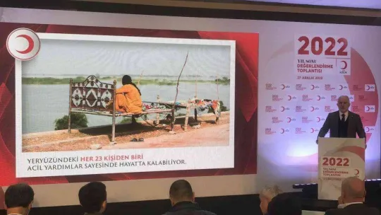 Kızılay Genel Başkanı Kınık: '2022 yılında Kızılay'ımız 43 milyon 476 bin 25 kişiye ulaştı'