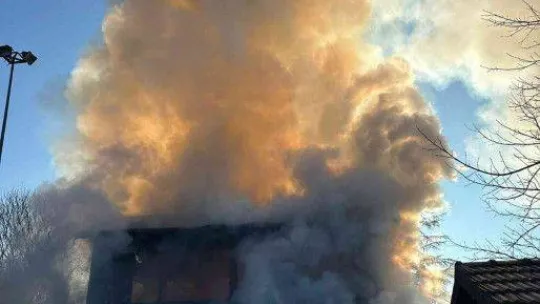 Kızılcahamam'da ahşap restoran alevlere teslim oldu