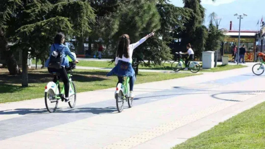 KOBİS'le bu yıl 22 milyon dakika pedal çevrildi