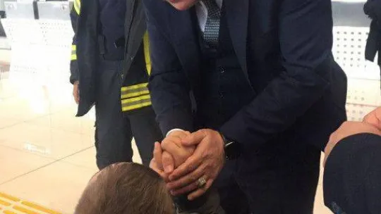 Koca Seyit Havalimanı engelli çocukları ağırladı