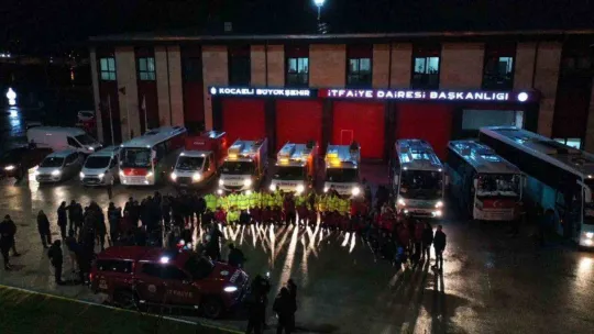 Kocaeli afet bölgeleri için tek yürek