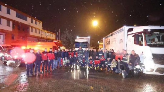 Kocaeli Büyükşehir afet bölgesinde