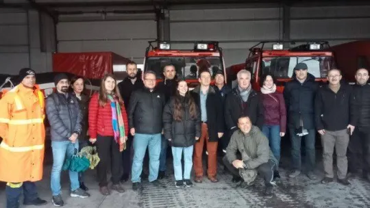 Kocaeli Büyükşehir İtfaiyesi Yunanistan'da