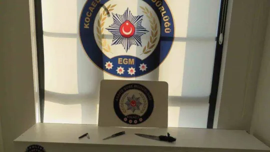 Kocaeli'de 34 silah ele geçirildi