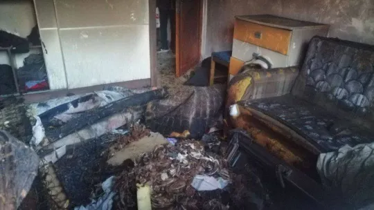 Kocaeli'de korkutan yangın: 3 çocuğuyla alevlerden kaçtı