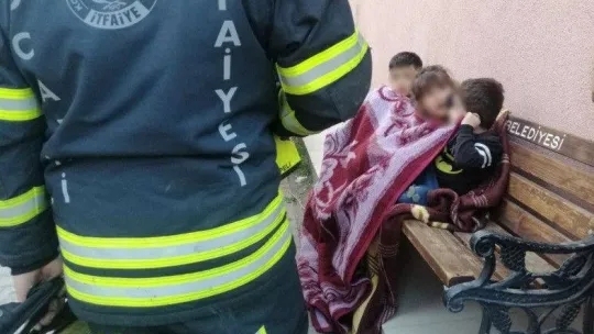 Kocaeli'de korkutan yangın: 3 çocuğuyla alevlerden kaçtı