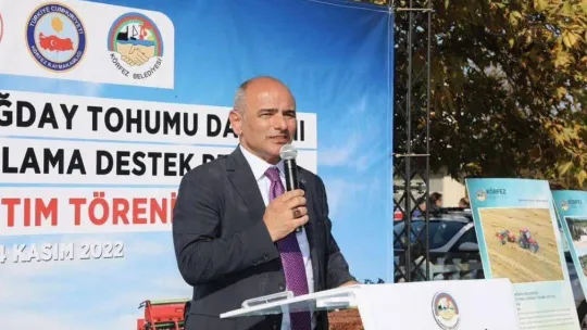 Körfezli çiftçilere 37 ton tohum dağıtıldı