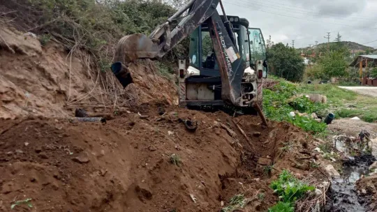 Köylerde alt yapı çalışmaları devam ediyor
