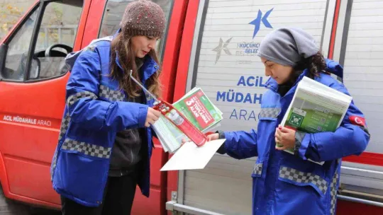 Küçükçekmece Belediyesi, muhtemel depreme karşı hazırlıklarını sürdürüyor