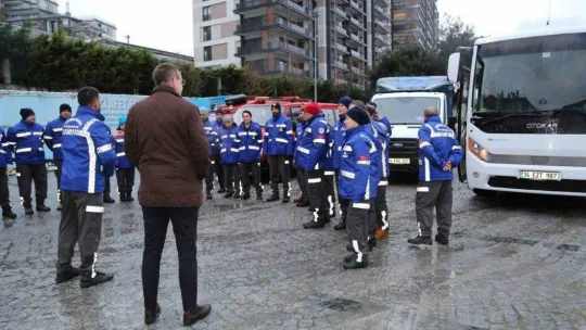 Küçükçekmece'den afet bölgesine destek