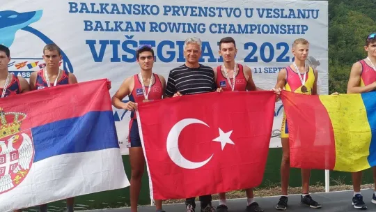 Kürek milli takımı Balkan şampiyonu oldu