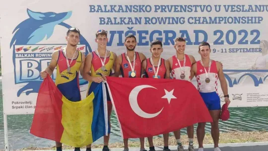 Kürek milli takımı Balkan şampiyonu oldu