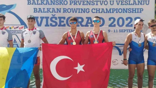 Kürek milli takımı Balkan şampiyonu oldu
