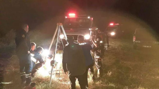 Kuyuya düşen koyunu AFAD ekibi kurtardı