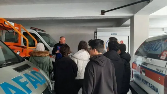Lise öğrencileri AFAD'ı tanıdı