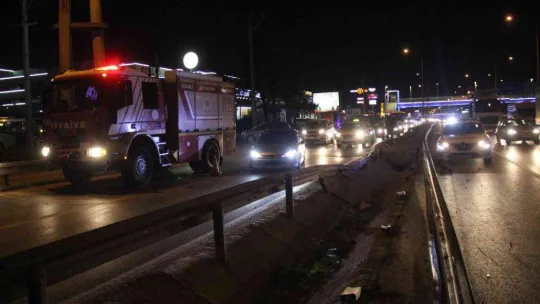 LPG yüklü tanker kaza yaptı, patlamaması faciayı önledi