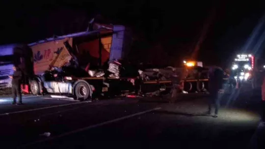 Lüleburgaz'da zincirleme kaza: 2 yaralı