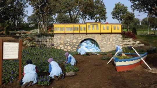 Macera Bursa kış çiçekleriyle yenileniyor