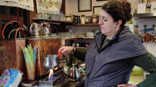 Manda sütünden salep yaptı, çok talep görüyor