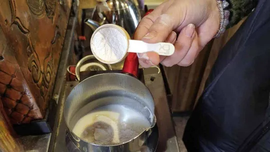 Manda sütünden salep yaptı, çok talep görüyor