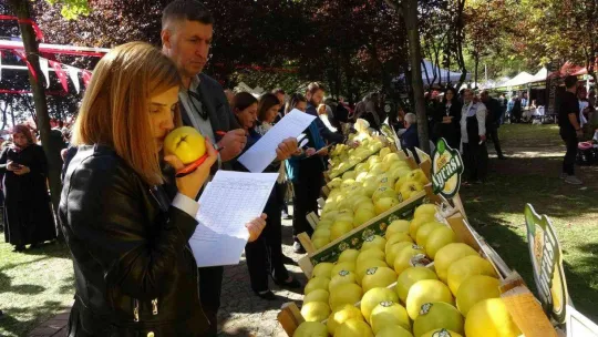 Mankenler değil, ayvalar yarıştı