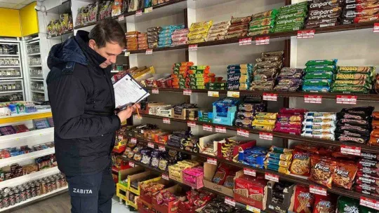 Market, büfe, çiğ köfte ve fast food satış alanlarında denetim yapıldı