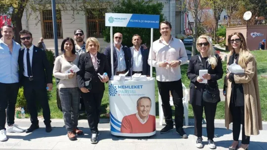 Memleket Partisi Silivri'de saha çalışmalarını sürdürüyor