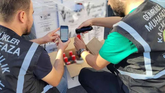 Mersin'de 86 bin 245 şişe sahte alkol ele geçirildi