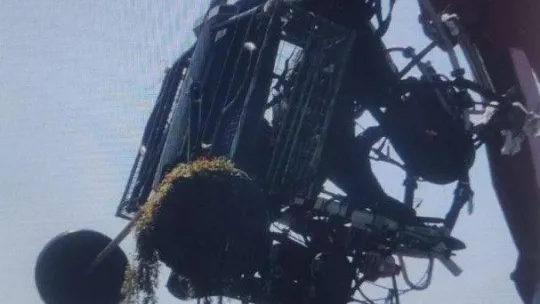 Mersin'deki polisevi saldırısında teröristlerin kullandığı paramotor parçaları ele geçirildi