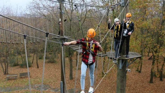 Mesleki eğitim merkezi öğrencileri adrenalinle tanıştı