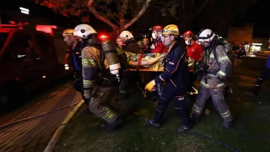 Metroda nefes kesen tatbikat