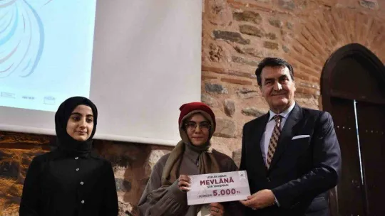 Mevlana Şiir Yarışması'nda ödüller sahiplerini buldu