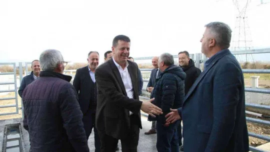 Mezbaha ve Hayvan Borsası Projesi'nde ilk kesim