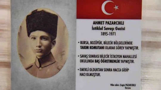 Milli mücadelede kullanılan kama ve istiklal madalyası müzeye bağışlandı