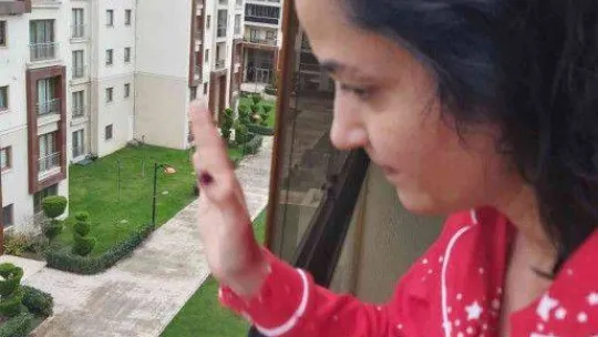 Minik öğrenciler hasta öğretmenlerine böyle moral verdi