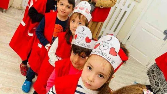 Minik öğrenciler Kızılay'ı öğrendi
