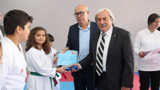 Minikler kuşak heyecanı yaşadı