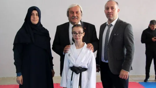 Minikler kuşak heyecanı yaşadı