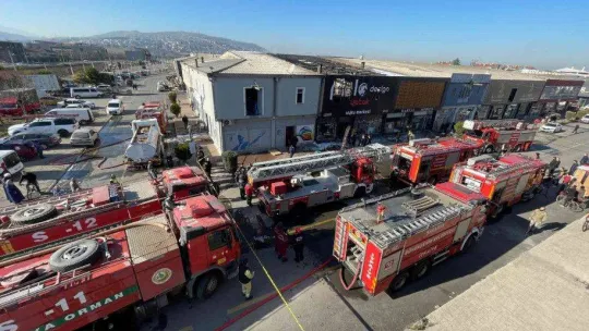 Mobilyacılar Çarşısında faciadan dönüldü
