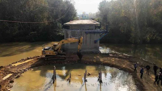 Mollaköy Köprüsü yeniden yükseliyor