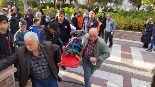 Motorlu araç girişinin yasak olduğu yürüyüş yolunda motosiklet yayaya çarptı