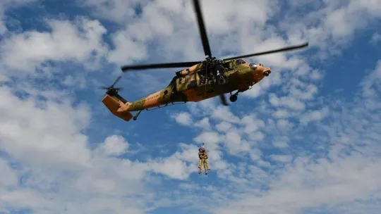 MSB'den helikopterli yangın söndürme tatbikatı