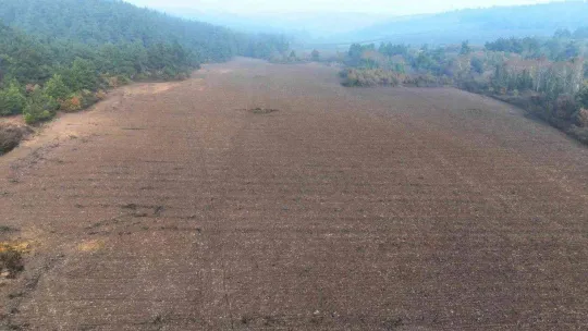 Mudanya Belediyesi buğday tohumlarını toprakla buluşturdu