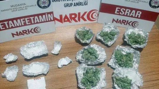 Mudanya Narkotik polisinden başarılı operasyon