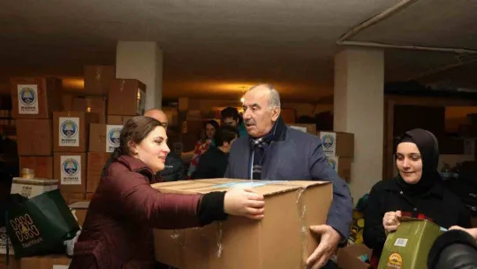 Mudanya'nın yardımları yola çıktı