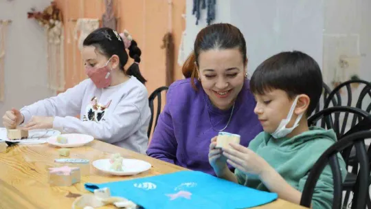 Mudanyalı çocuklar yarıyıl tatilinde sanatla buluştu