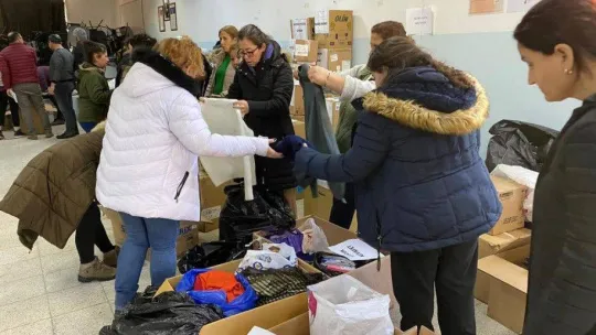 Muğla'da depremzedeler için üretim yapılıyor