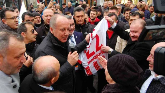 Muharrem İnce: '6'lı masa Tayyip Erdoğan hayranıdır'